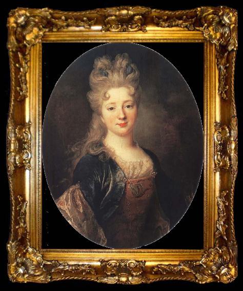 framed  Nicolas de Largilliere Portrait of a Lady, ta009-2